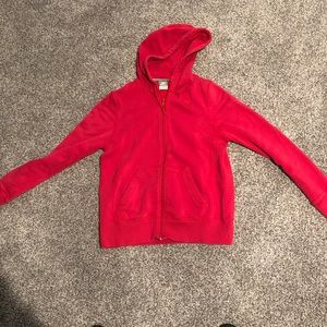 NWOT NIKE ZIP UP HOODY KIDS LARGE DARK PINK COLOR